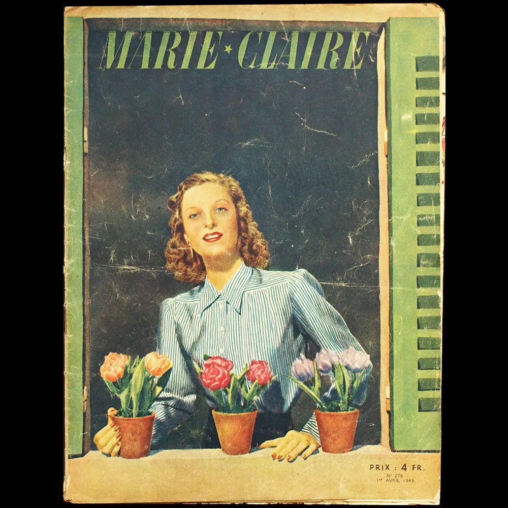 Marie-Claire (1Er Avril 1943) - Les Modistes Aiment Leurs Chapeaux Sur Les Autres 1