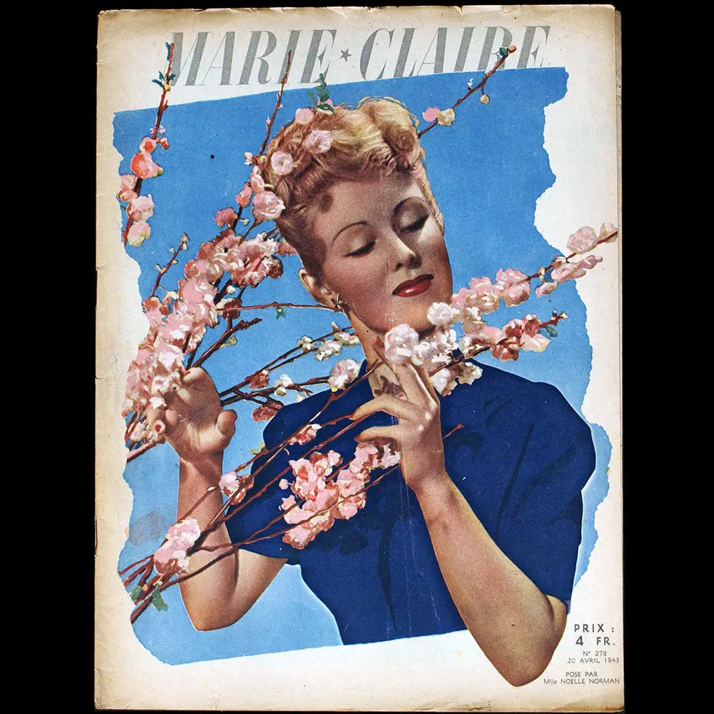 Marie-Claire (20 Avril 1943) - Mouni, Le Mannequin Dansant 1