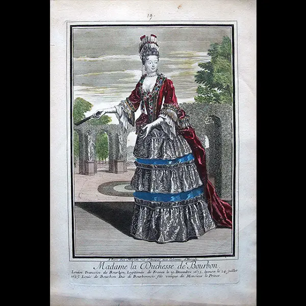 Mariette - Duchesse De Bourbon, Portrait En Mode (Circa 1690-1710) 1