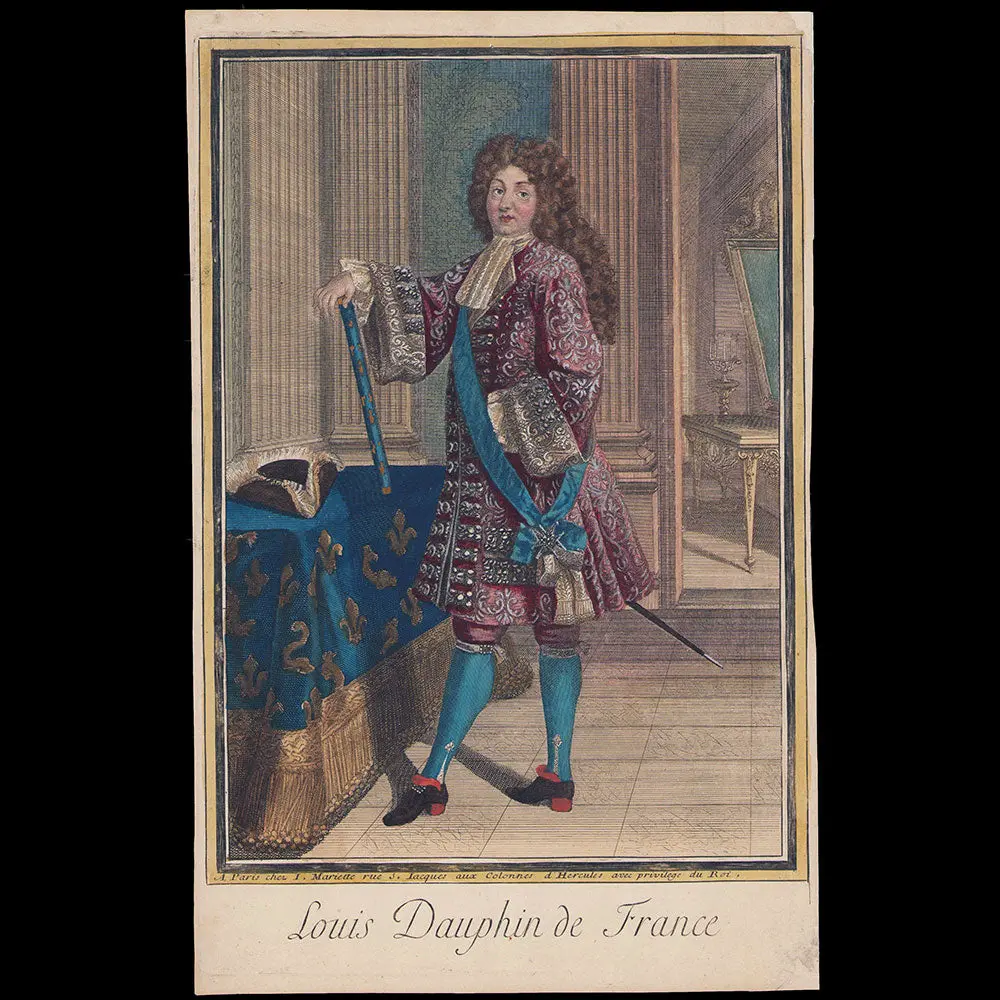 Mariette - Louis Dauphin De France, Portrait En Mode (Circa 1690-1710) 1