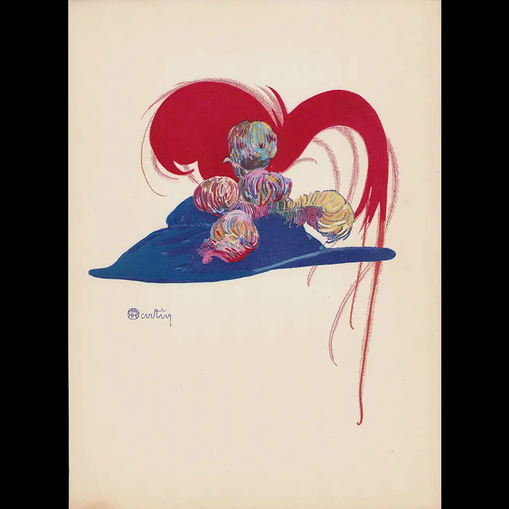 La Mode En Mil Neuf Cent Douze Chez Marcelle Demay, Ensemble De 4 Gravures Par Charles Martin (1912) 1