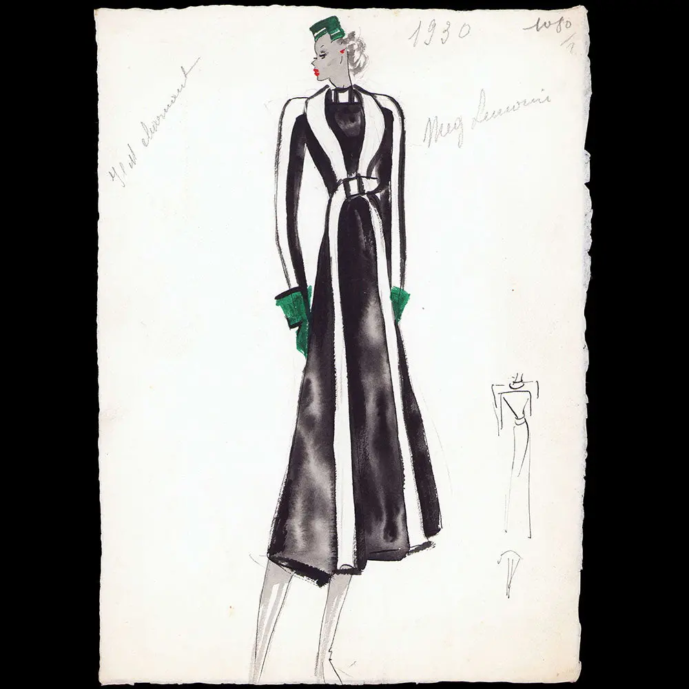 Dessin De La Robe Il Est Charmant Pour Meg Lemonnier (1930) 1