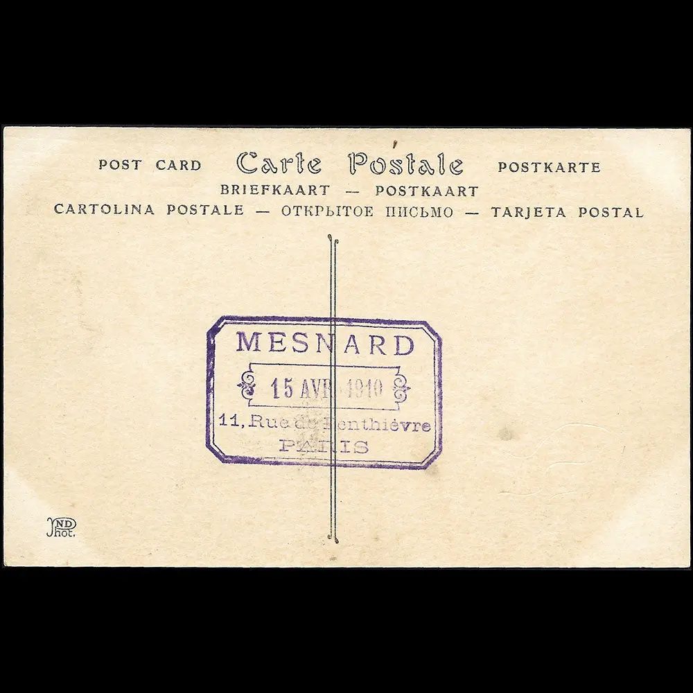 Mesnard Soeurs - Modèle De La Maison Spécialisée En Maille, 11 Rue De Penthièvre À Paris (1910) 2