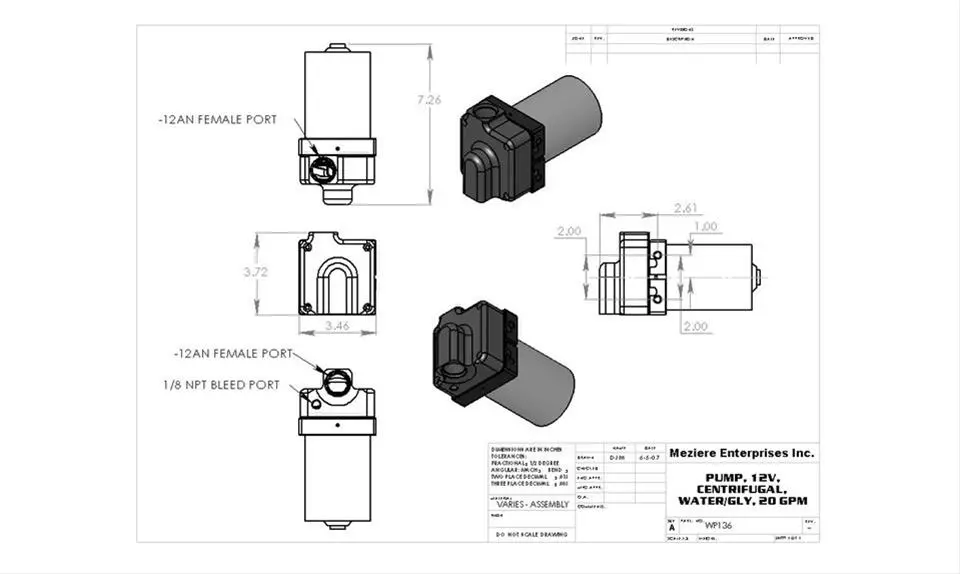 Meziere Enterprises Wp136s - Meziere Remote Electric Water Pumps 1