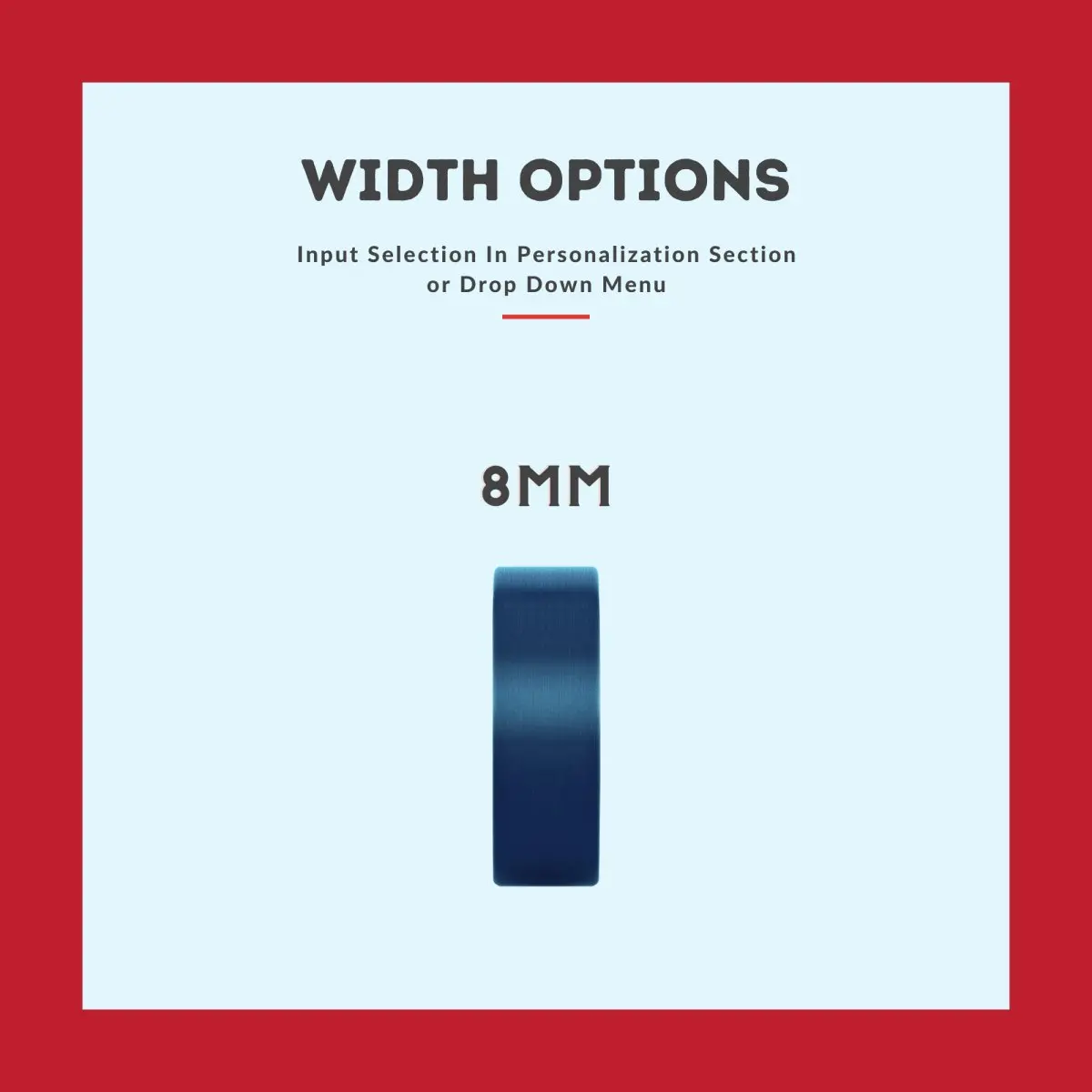 Miracle | Bocote Wood, Blue Tungsten Ring, Brushed, Flat 3