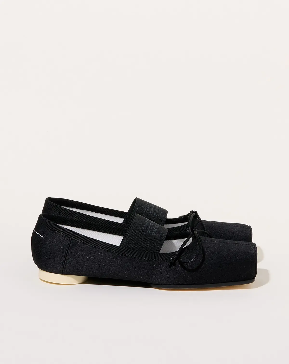 Ballet Shoe In Black Satin 1