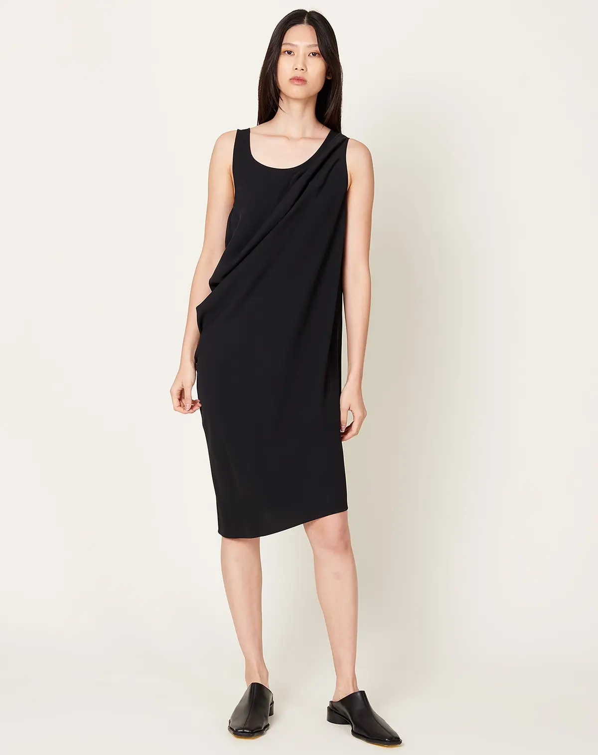 Midi Dress In Black 1
