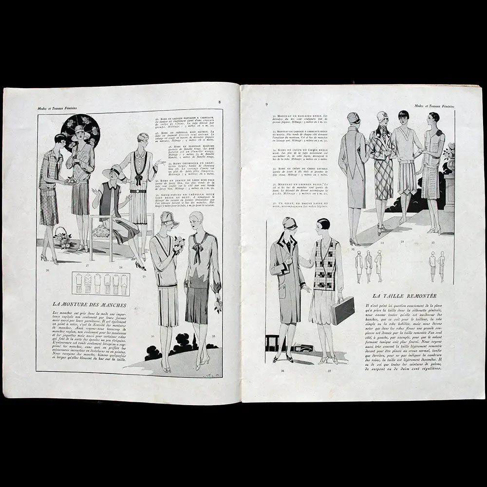 Modes Et Travaux, 15 Juillet 1927, Couverture De Madeb D'un Modèle De Francis & Fernand 2