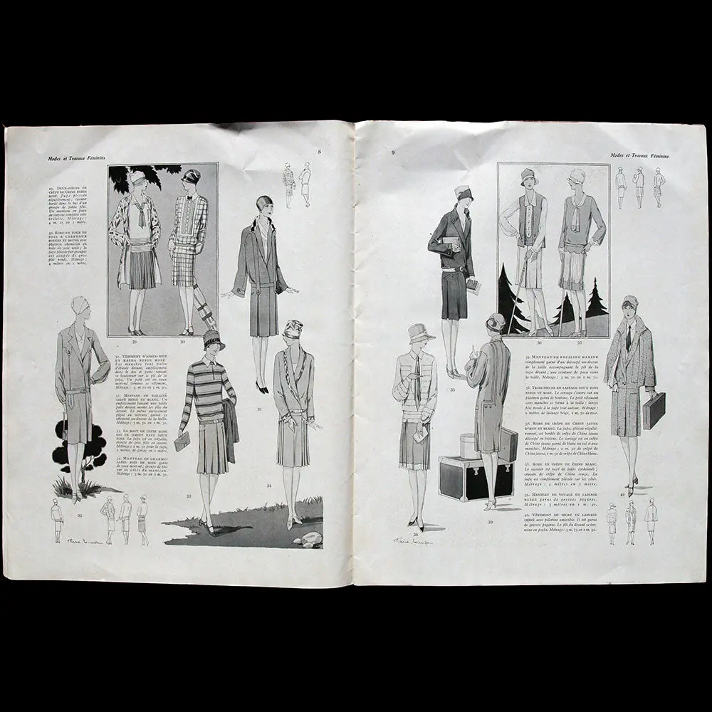 Modes Et Travaux, 1Er Juin 1927, Couverture Représentant Un Modèle De Bernard & Cie 2