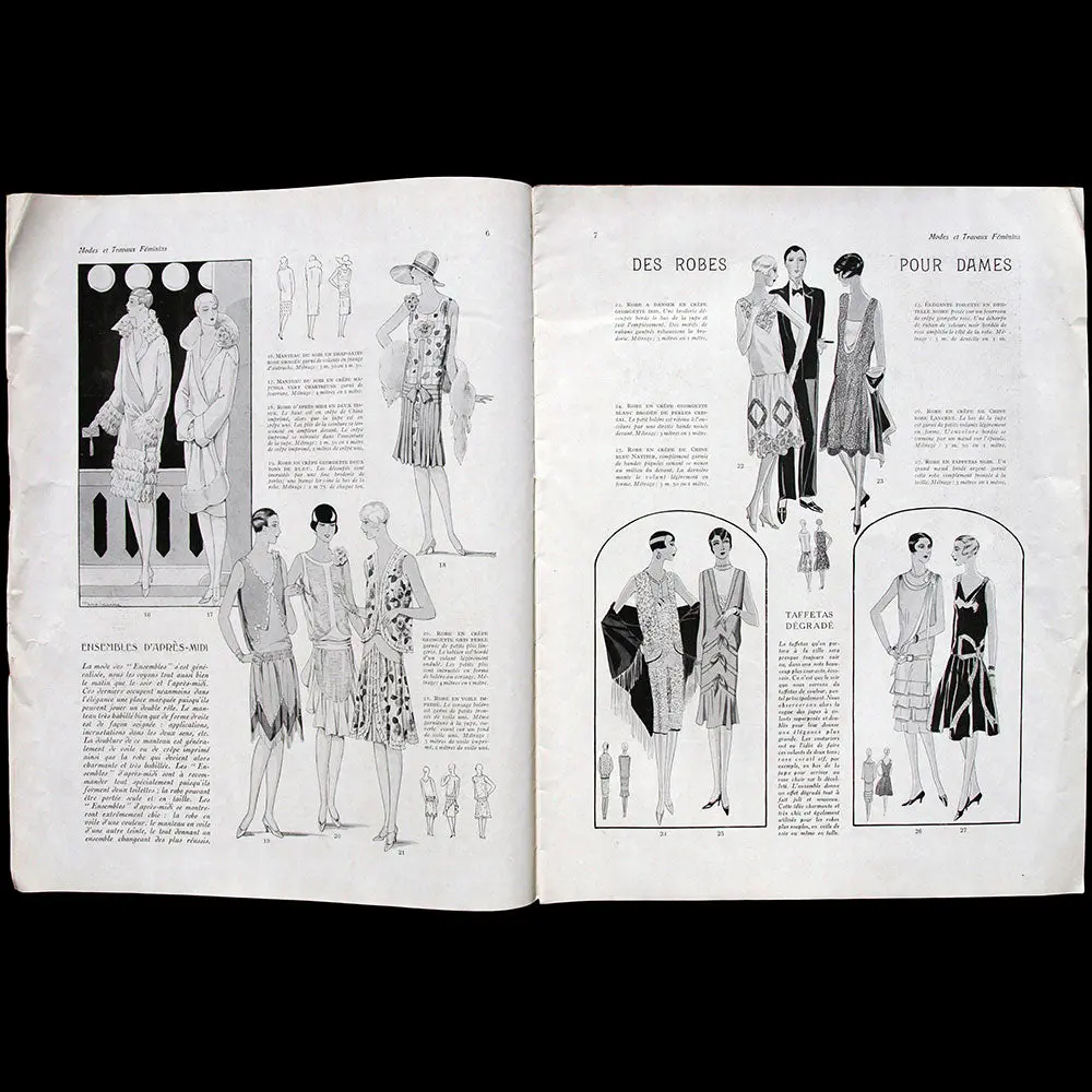 Modes Et Travaux, 15 Juin 1927, Couverture De Madeb D'un Modèle D'ainé-Montaillé 2
