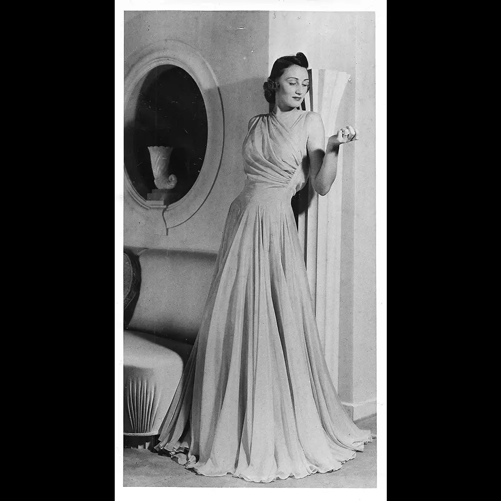 Molyneux - Robe Du Soir,  Tirage D'erik Holmen (1939) 1