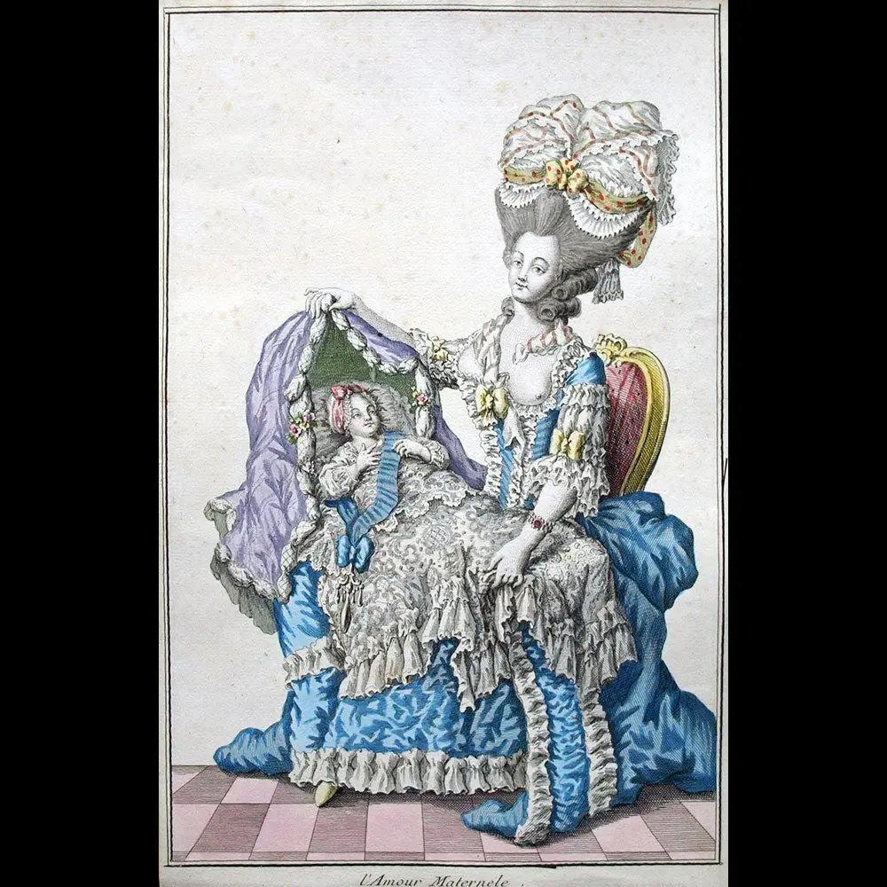 Mondhare - Collection De La Parure Des Dames - L'amour Maternele (Circa 1782) 1