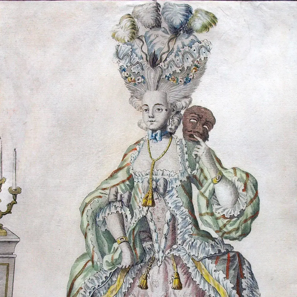 Mondhare - Collection De La Parure Des Dames - La Toilette Pour Le Bal (Circa 1782) 2