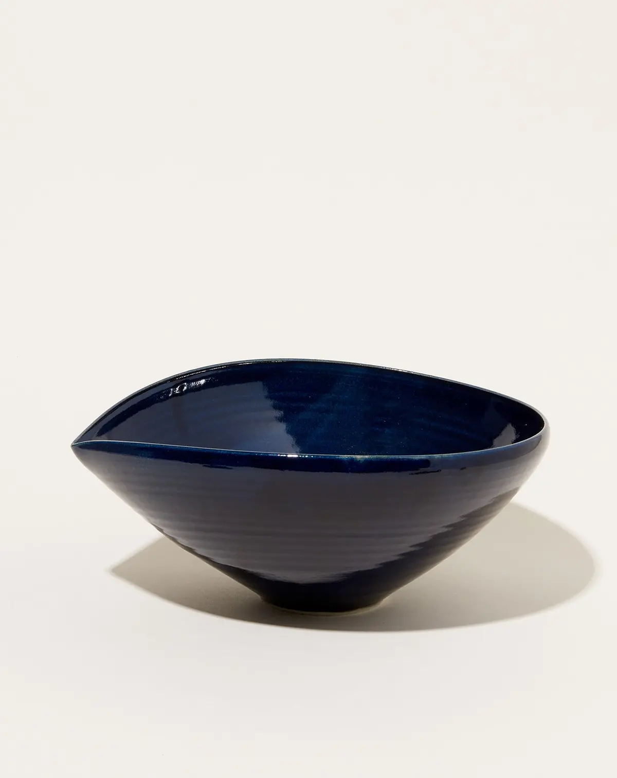 Extra Large Almond Bowl In Dark Blue 1