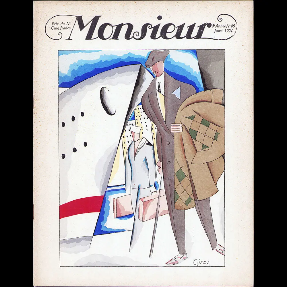 Monsieur, Revue Des Élégances, N°49 (1924, Janvier) 1