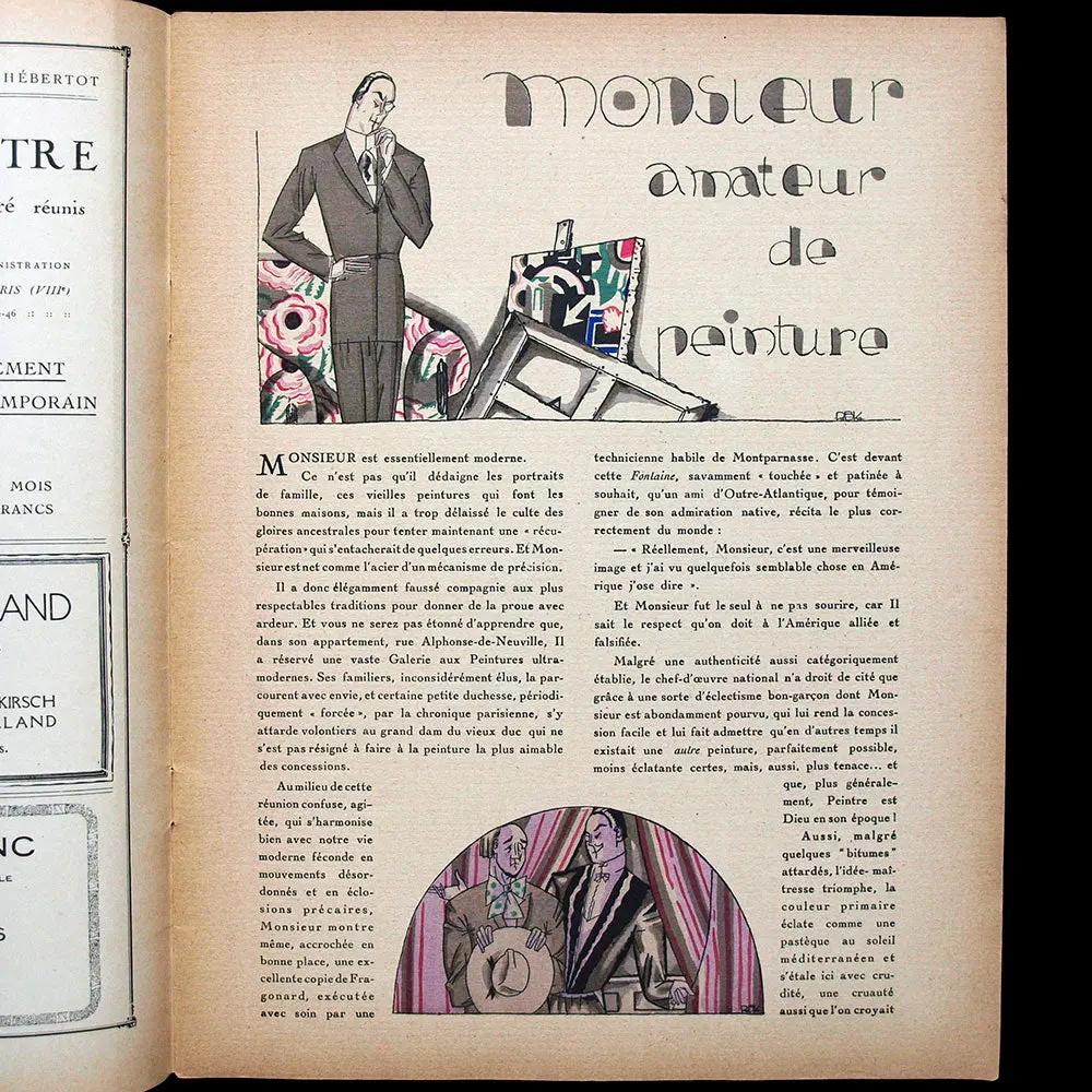 Monsieur, Revue Des Élégances, N35 (1922, Novembre) 2