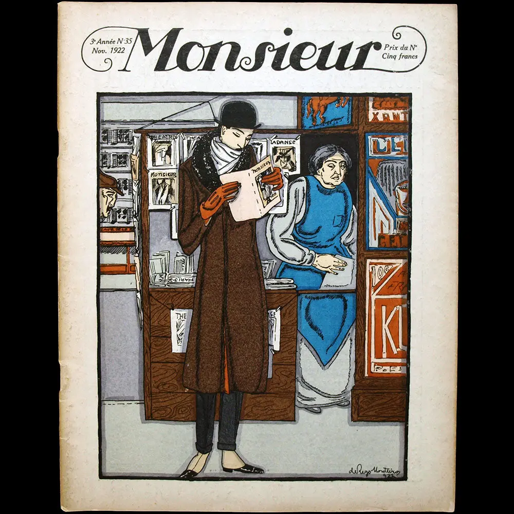 Monsieur, Revue Des Élégances, N35 (1922, Novembre) 1