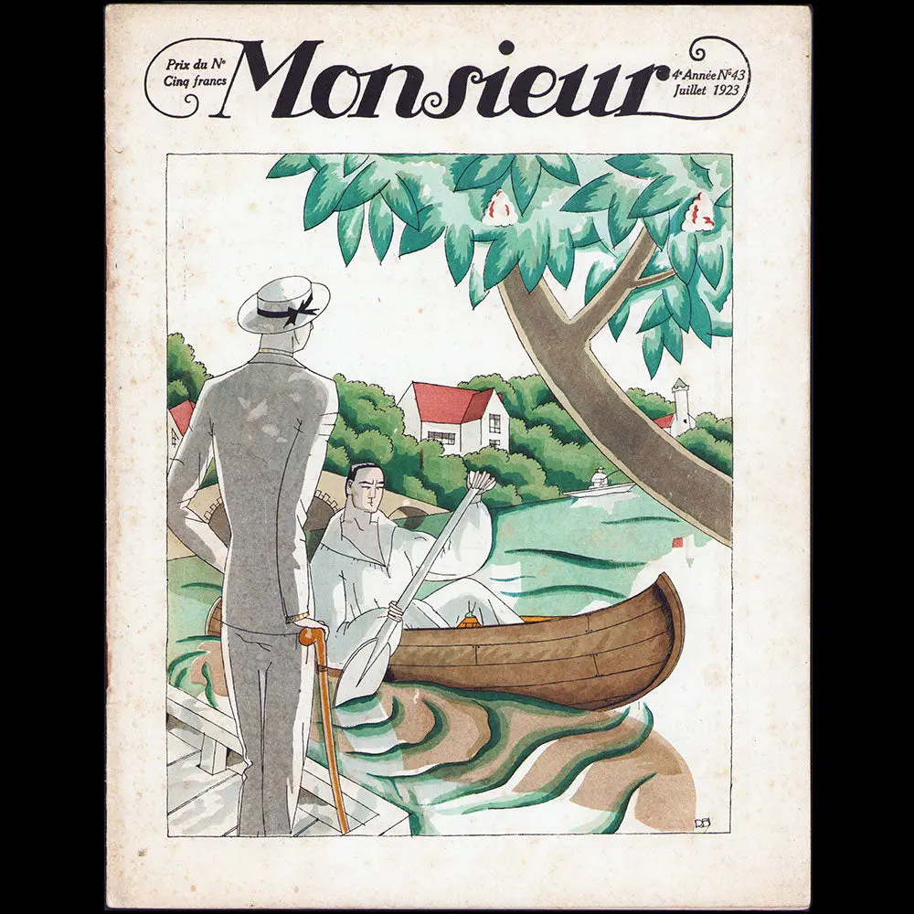 Monsieur, Revue Des Élégances, N43 (1923, Juillet) 1