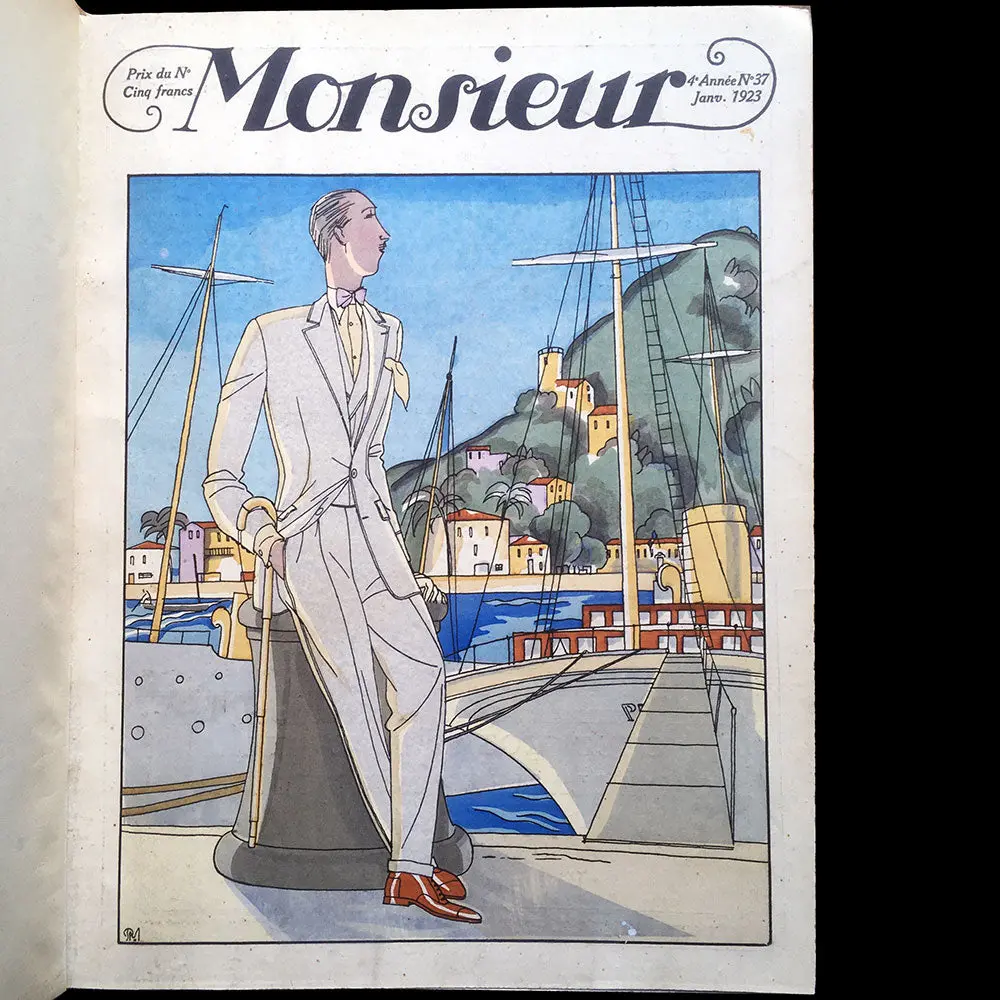 Monsieur, Revue Des Élégances - Réunion De 17 Livraisons De 1923 Et 1924 2