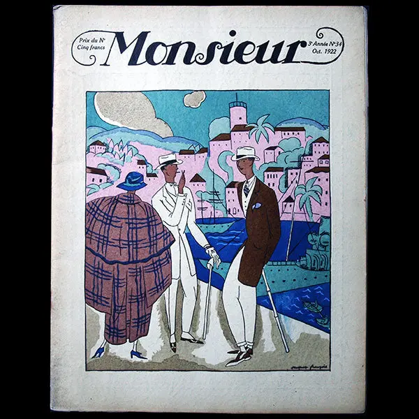 Monsieur, Revue Des Élégances, N34 (1922, Octobre) 1