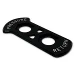 Moose Fuel Pressure & Return Plate #5 1