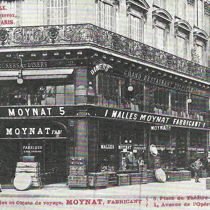 Moynat - Magasin Du Malletier, 5 Place Du Théâtre Français À Paris (Circa 1910) 2