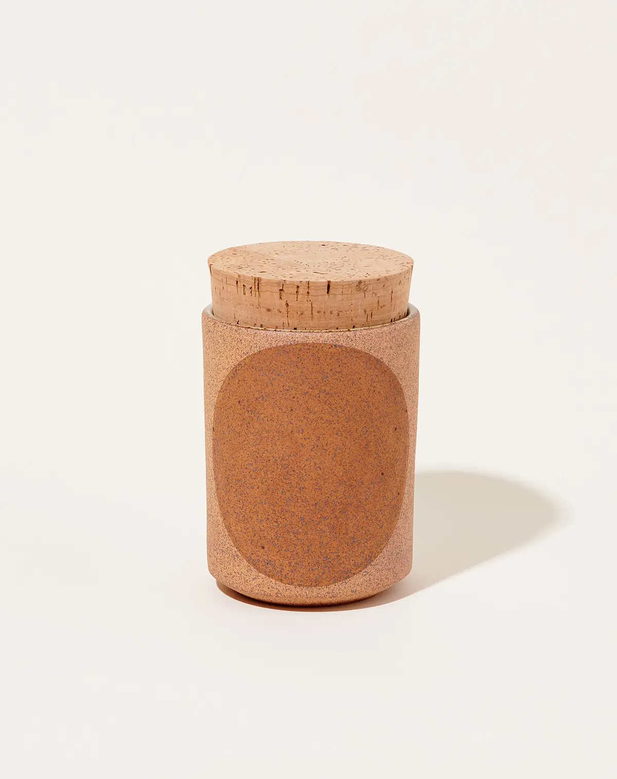 Small Tall Canister In Tucker Full Moon Golden Brown 1