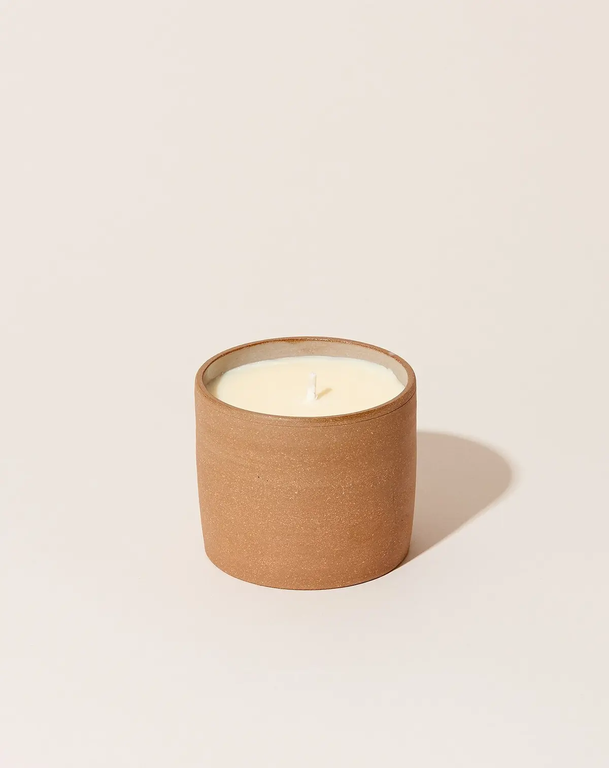 Essential Oil Terracotta Ceramic Candle: Grapefruit & Ginger 1