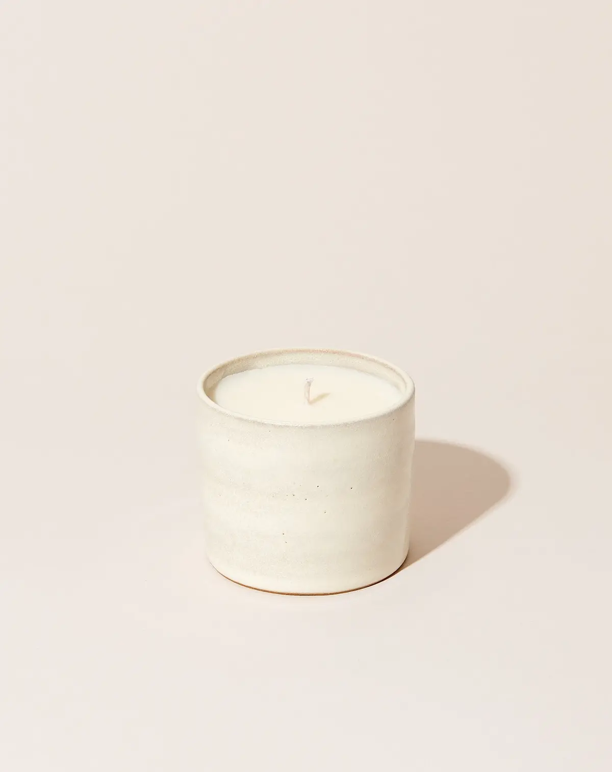 Home Collection Off White Ceramic Candle: Bath 1