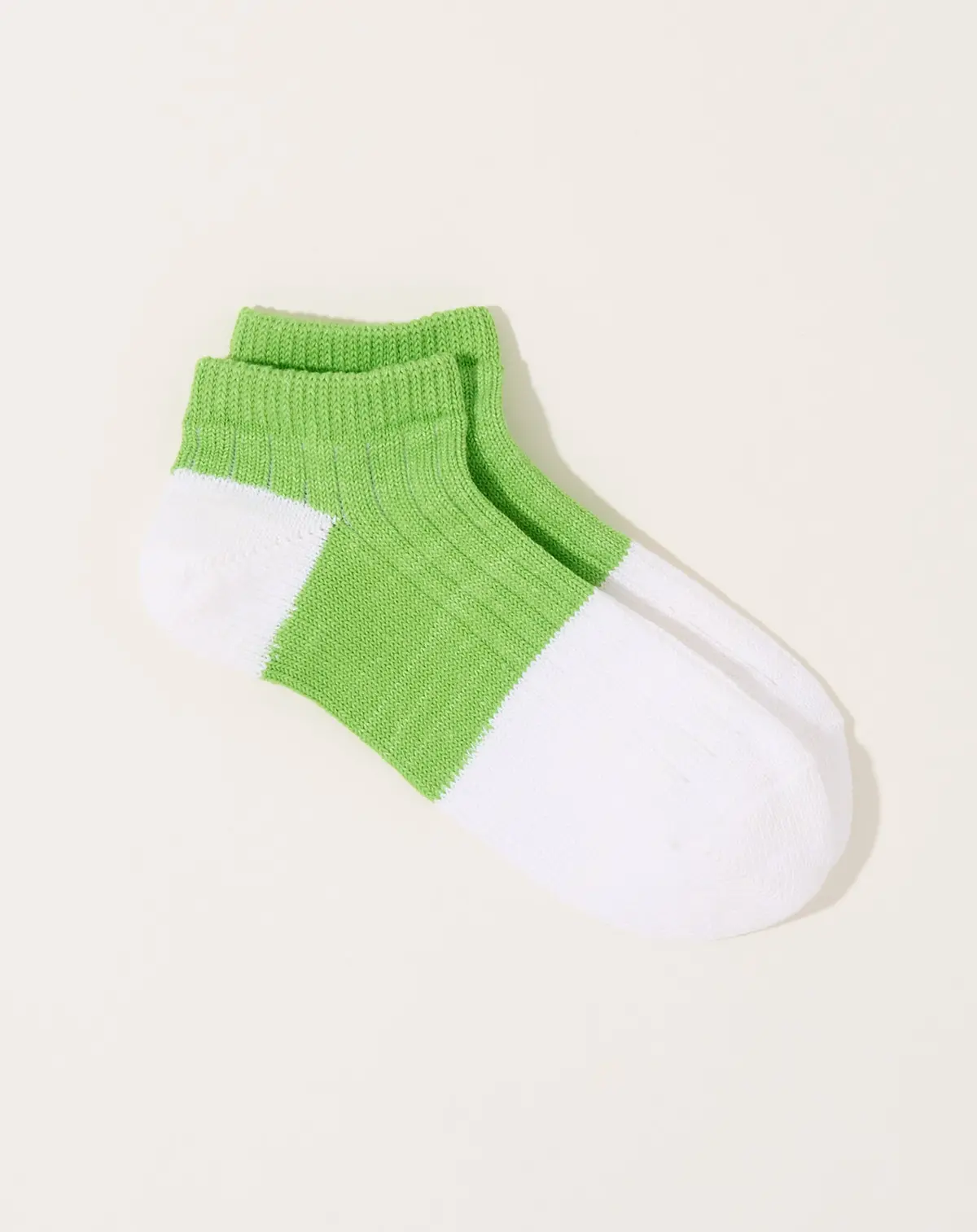 Linen Cotton Anklet In Pear Green 1