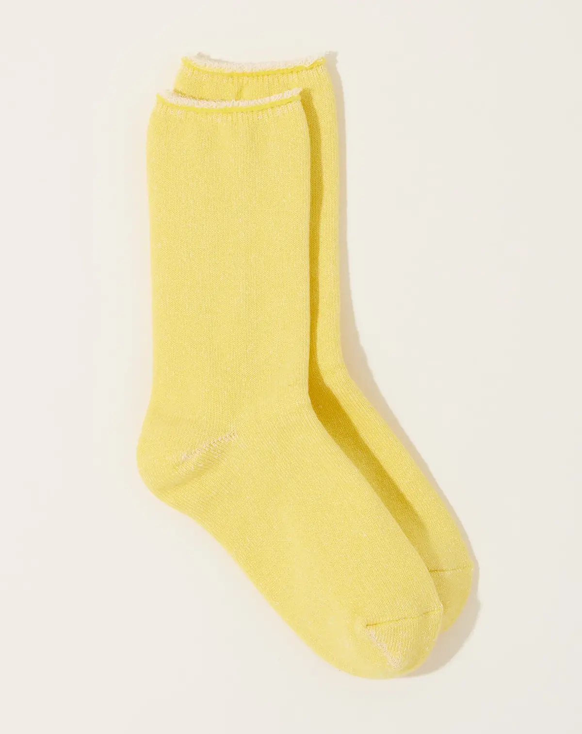 Silk Cotton Lounge Socks In Sunscreen Box 1