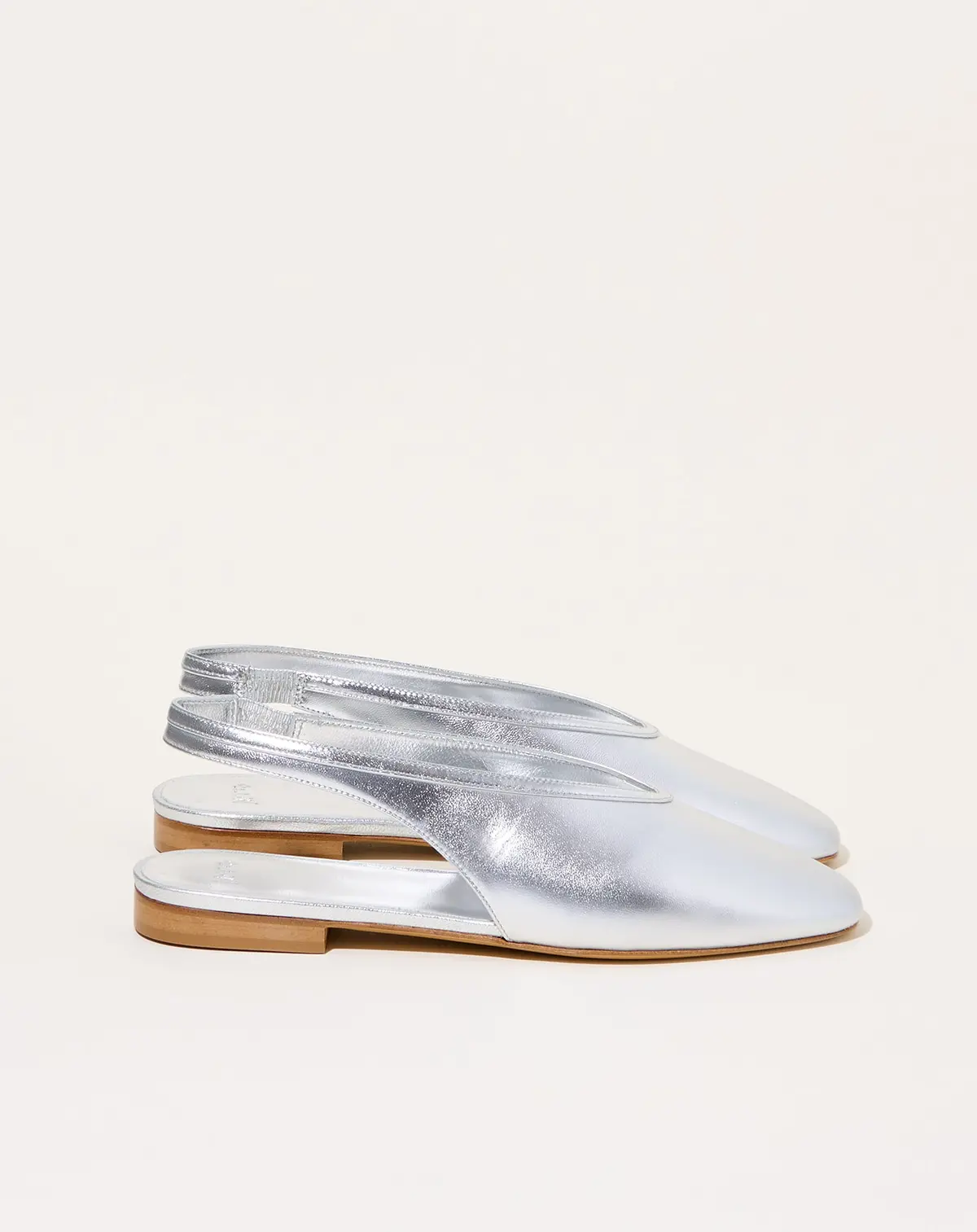 Balla Slingback In Silver 1