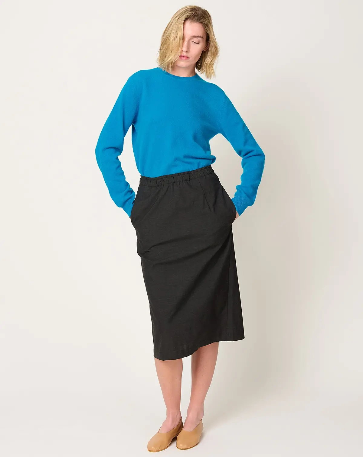 Lunghetta Skirt In Deep Brown 1