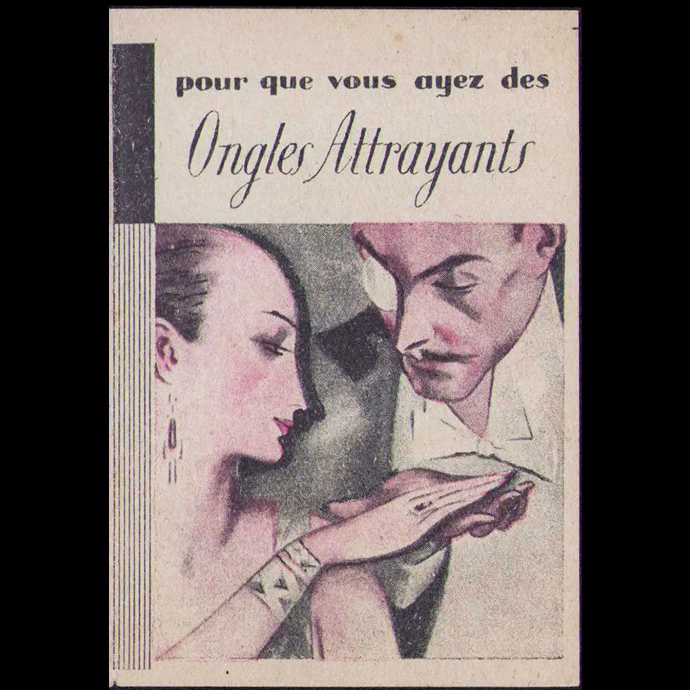 Northam Warren - Cutex, Pour Que Vous Ayez Des Ongles Attrayants, Document Publicitaire Illustré (1930S) 1