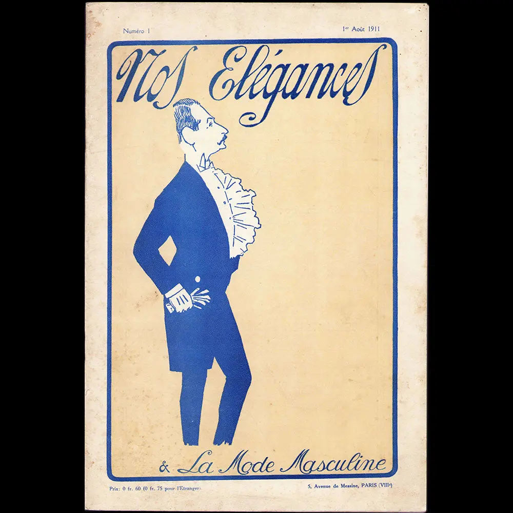 Nos Elégances & La Mode Masculine, N°1 (1911, Août) 1