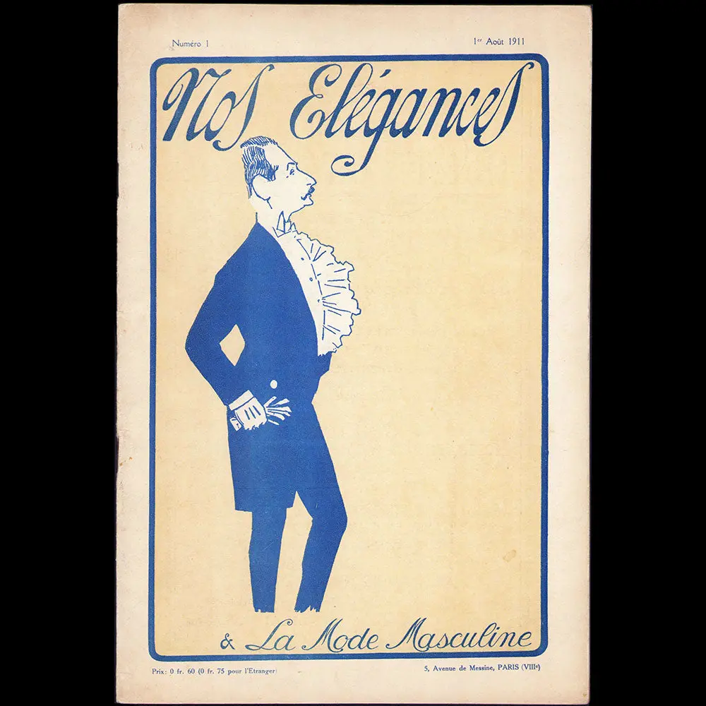 Nos Elégances & La Mode Masculine, N°1 (1911, Août) 1