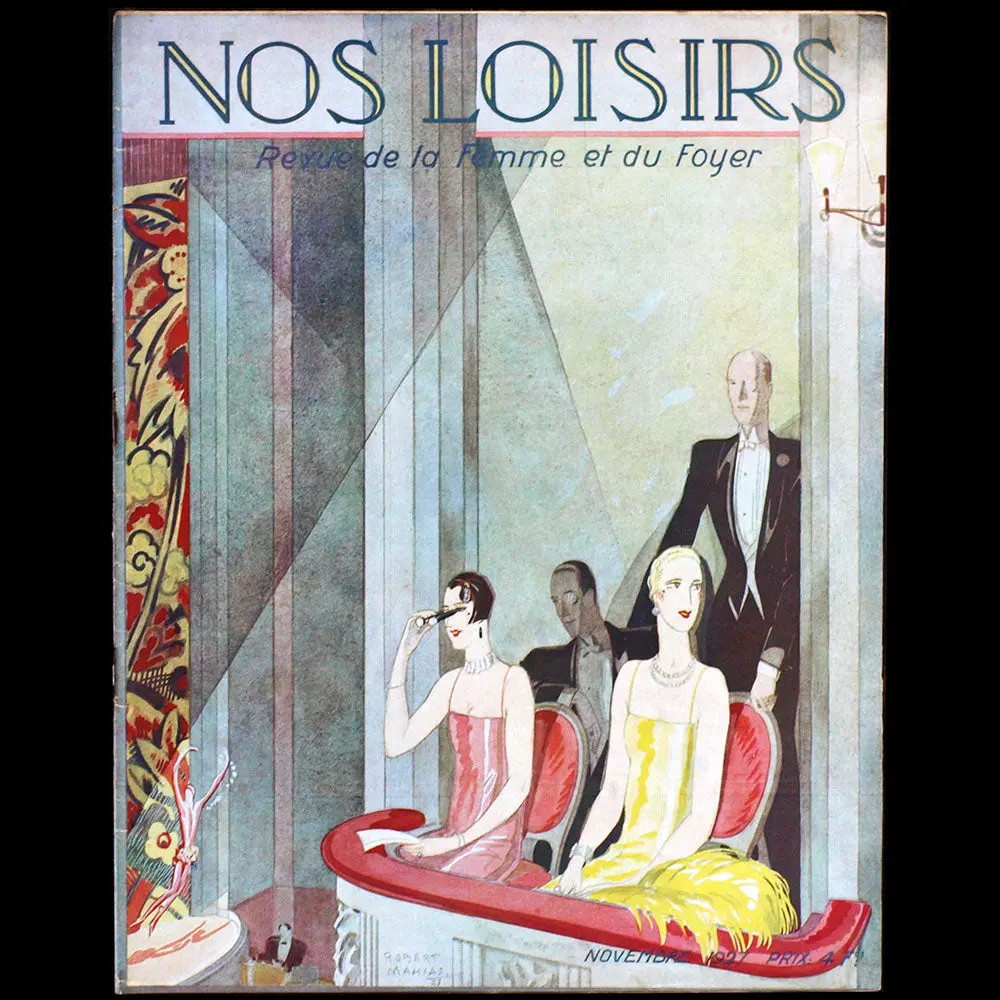 Nos Loisirs, (Novembre 1927), Couverture De Robert Mahias 1