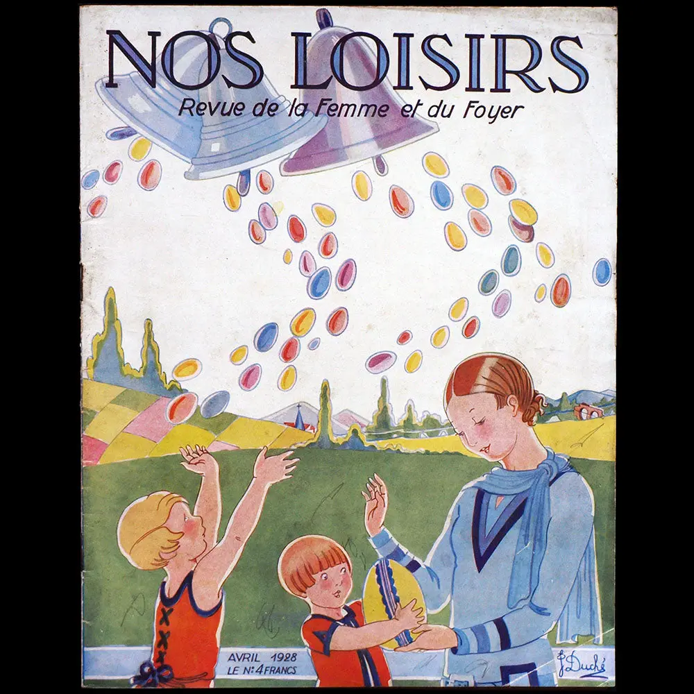 Nos Loisirs, (Avril 1928), Couverture De Duché 1