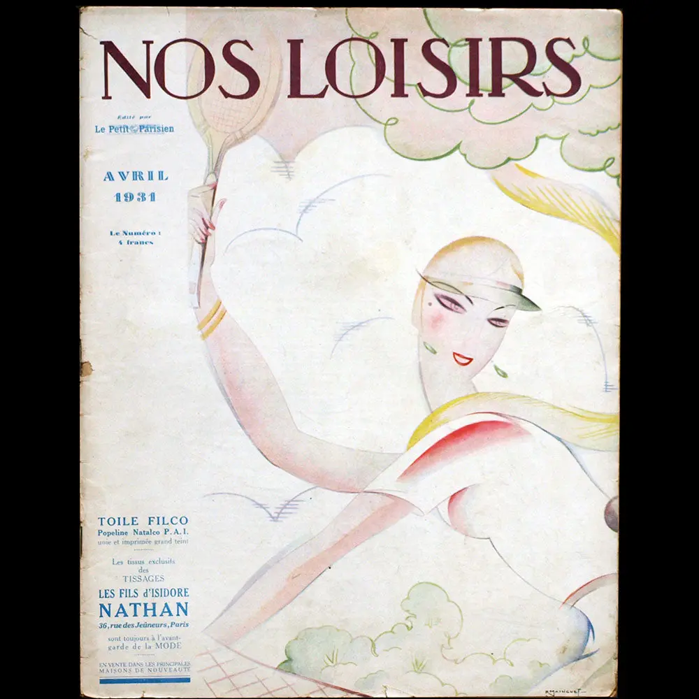 Nos Loisirs, (Avril 1931), Couverture De Mainguet 1