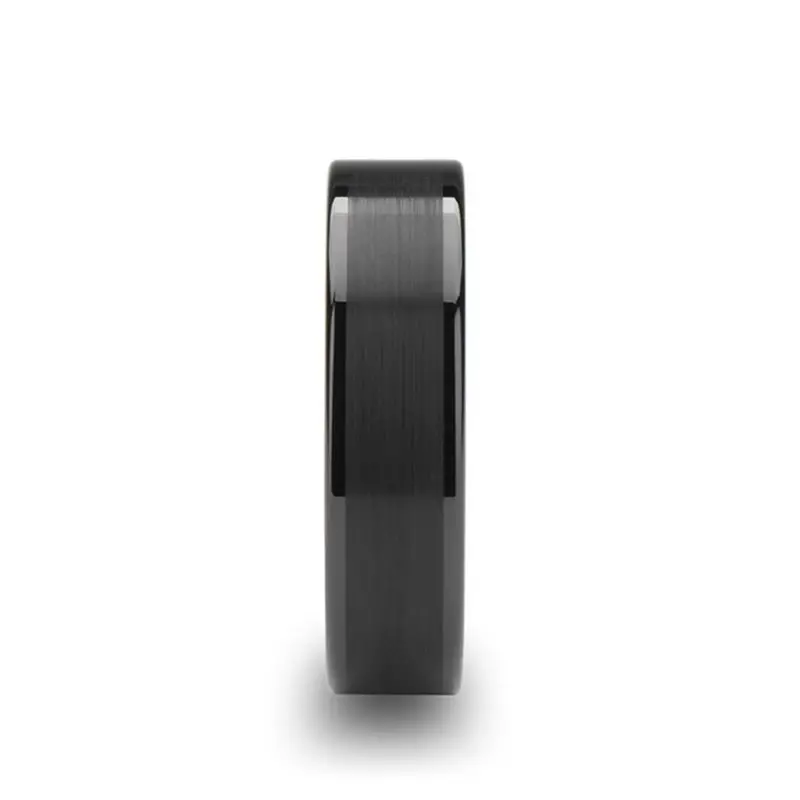 Octavius | Ceramic Ring Flat Black 4