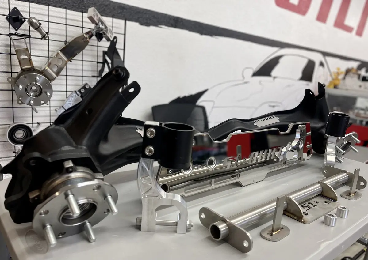 S1 Built Complete Awd Kit: Oem Style Awd/Rwd/Fwd Rear Trailing Arms With Delta7 Rear Diff Mount Kit And Billet Forks 4