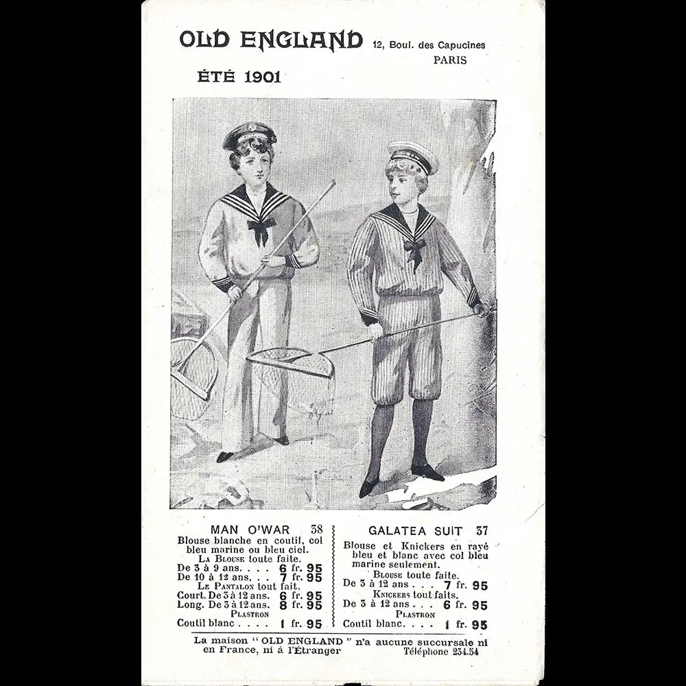 Old England, Saison Eté 1901 1