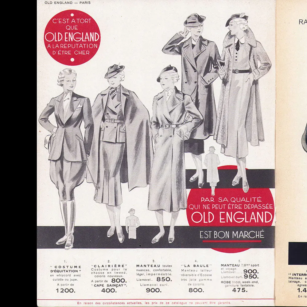 Old England - Catalogue Pour L'hiver 1936-1937 2