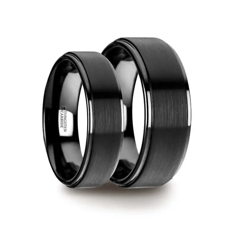 Orion | Flat Black Tungsten Ring 5