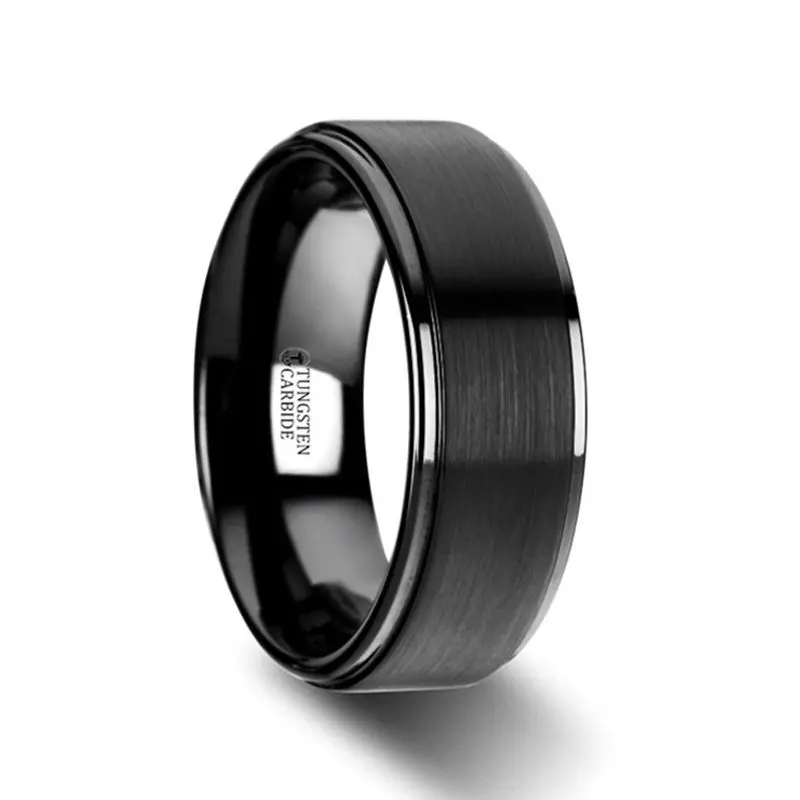 Orion | Flat Black Tungsten Ring 3