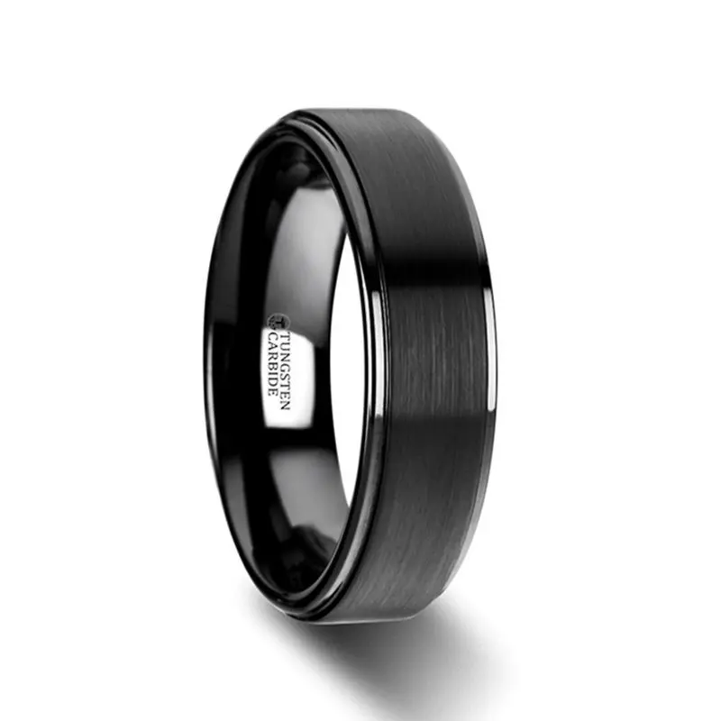 Orion | Flat Black Tungsten Ring 1