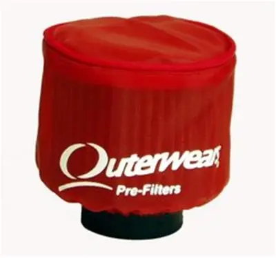 Outerwear Suit Shielded Valve Cover Breather With Top, Red 1