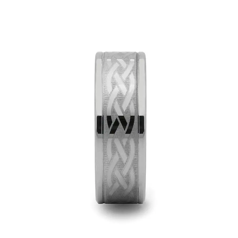 Paetus | Tungsten Ring Flat Dual Offset Groove 2