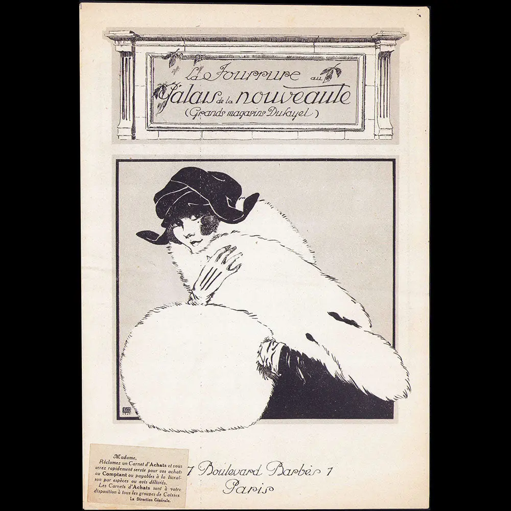 Grands Magasins Dufayel - Palais De La Nouveauté, Fourrures (1920) 1