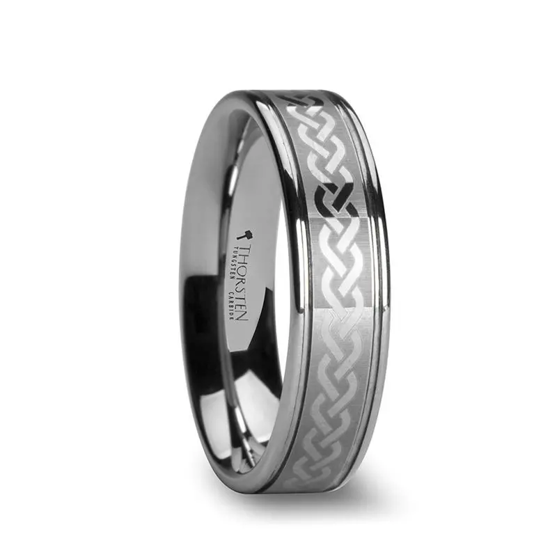 Pallas | Tungsten Ring Celtic Knot 1